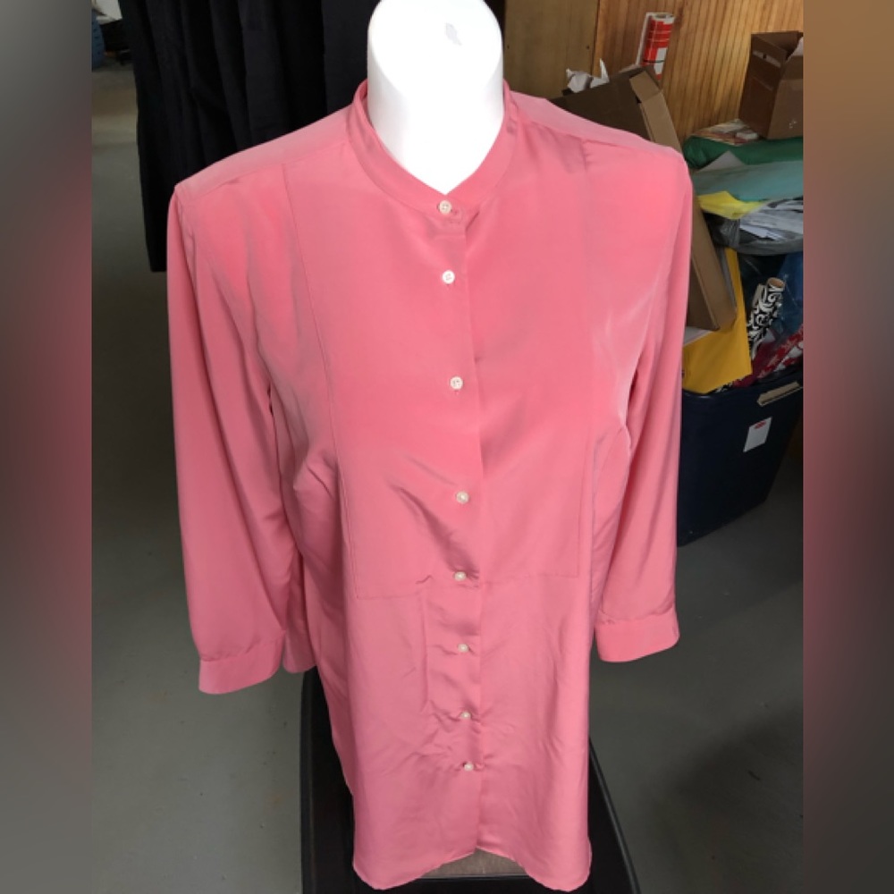Pink Lauren by Ralph Lauren 1X long sleeve shirt - Picture 2 of 12